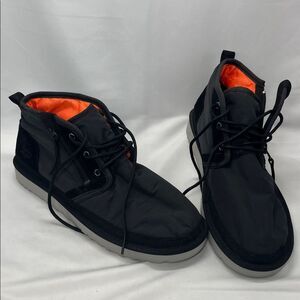 Black Ugg Neumel Zip Up Bomber Boots